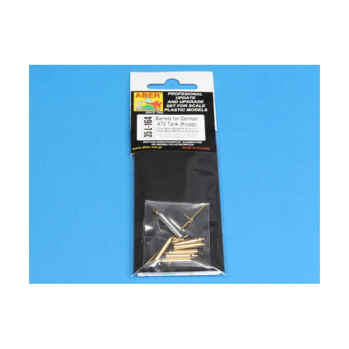Barrels for German WWI A7V Tank - Aber Models 35 L-164