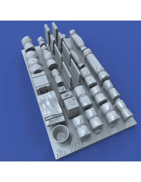 Tentpaks and bedrolls, 1/48 - Royal Model RM1032
