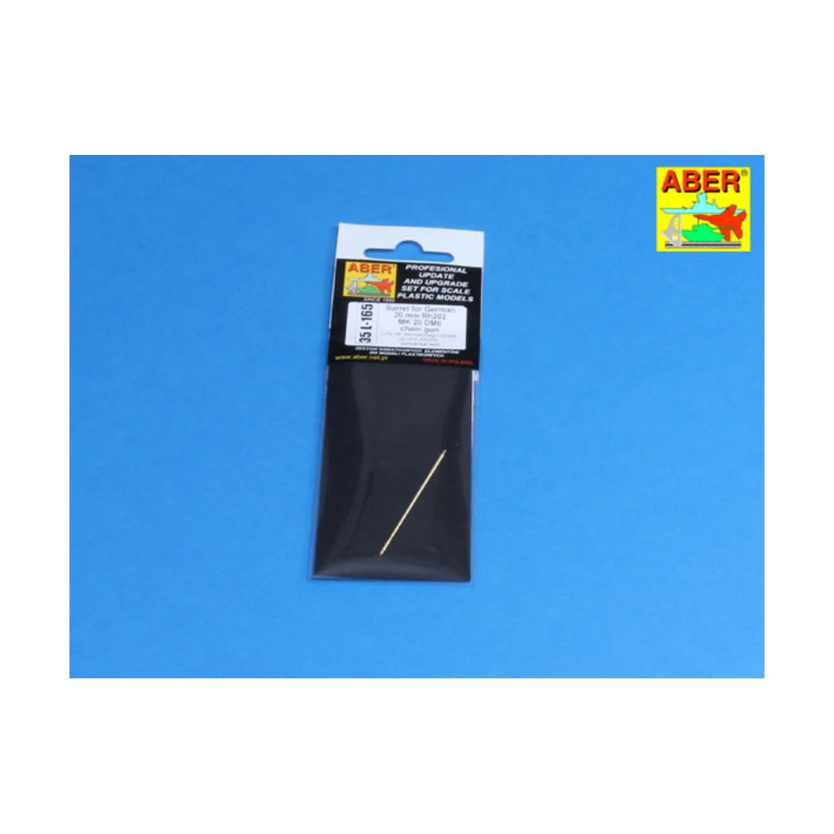 Barrel for German 20mm Rh202 chain gun - Aber Models 35 L-165