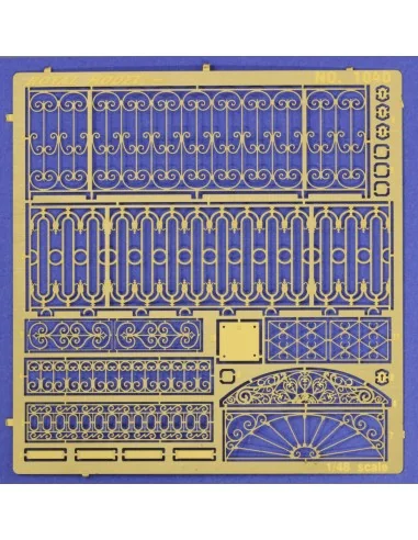 [NO_DESC] Assorted Railings Set, 1/48 - Royal Model RM1040