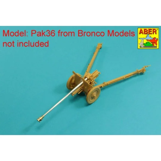 Barrel for German 76,2mm Pak 36(r) Anti-tank Gun - Aber Models 35 L...