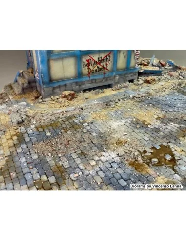 Cobblestone road section, 1/16 - Royal Model RM1059