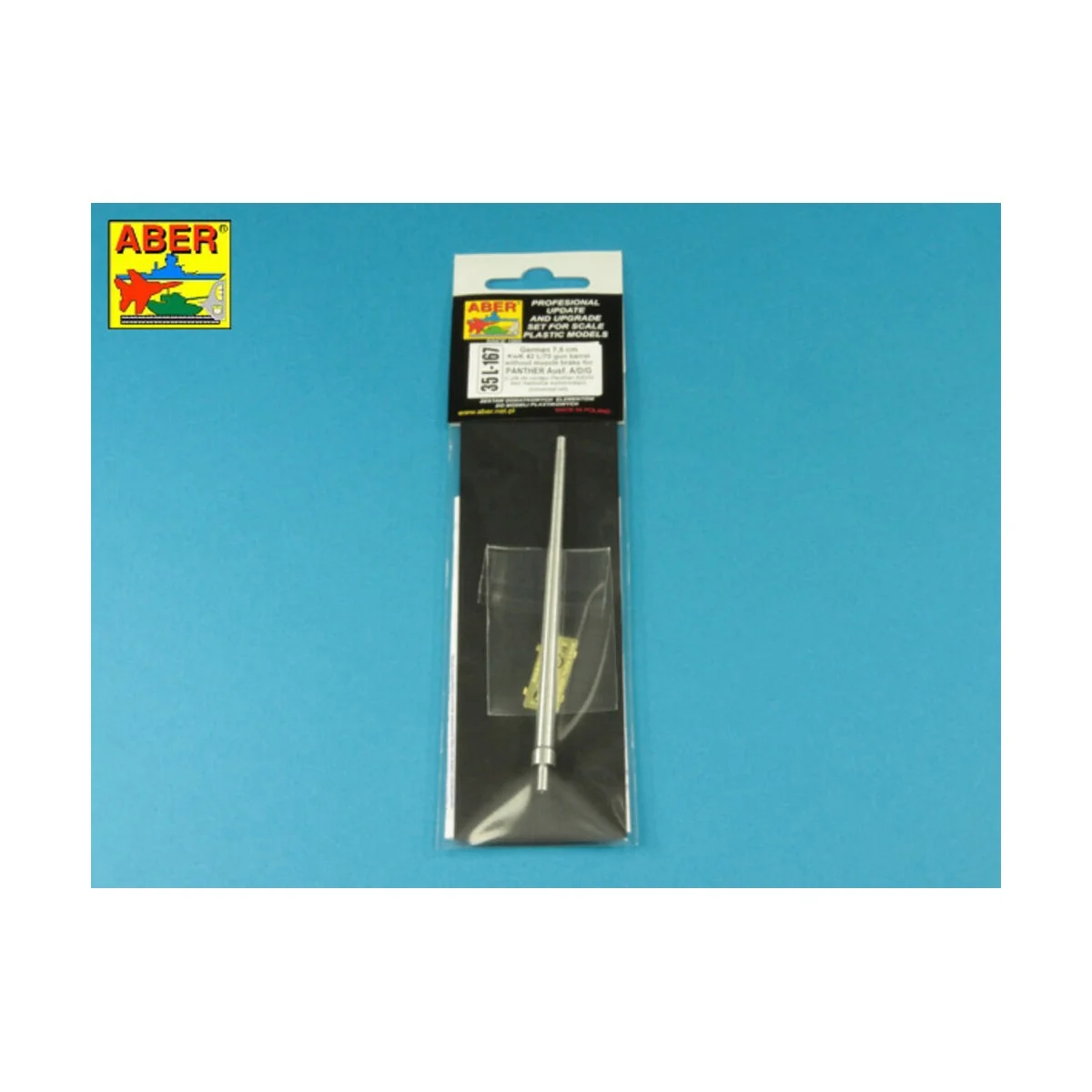 German 7,5cmKwK42L/70 gun barrel without muzzle brake for Panther A...