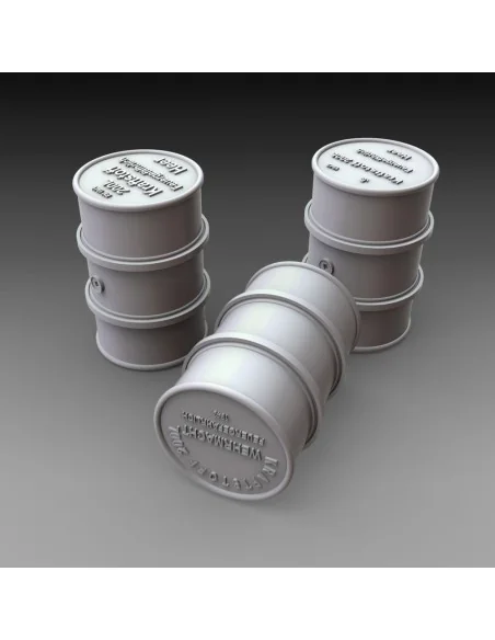 German fuel drums - WWII 18pcs., 1/72 - Royal Model RM1070