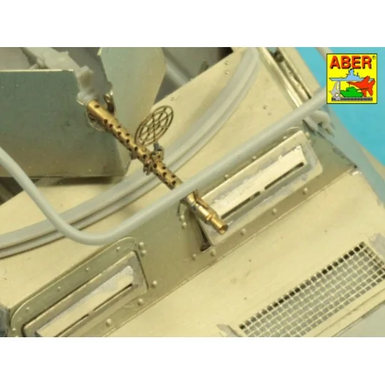 Barrel for German machine gun MG34 with Panzerschild - Aber Models ...