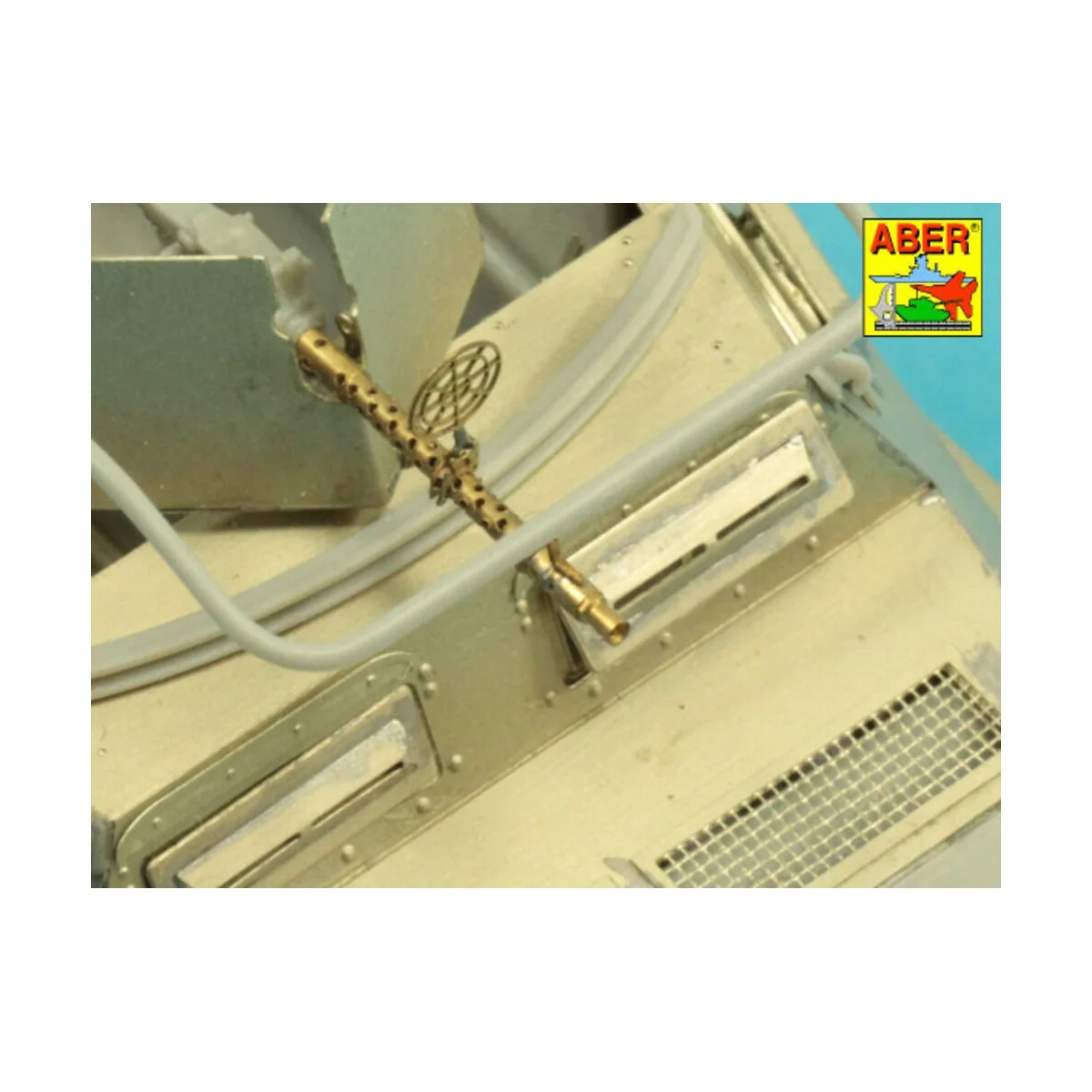 Barrel for German machine gun MG34 with Panzerschild - Aber Models ...