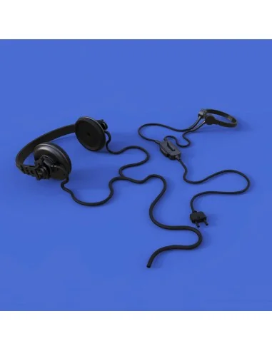 German tanker head phones set-WWII 3D printed, 1/16 - Royal Model R...