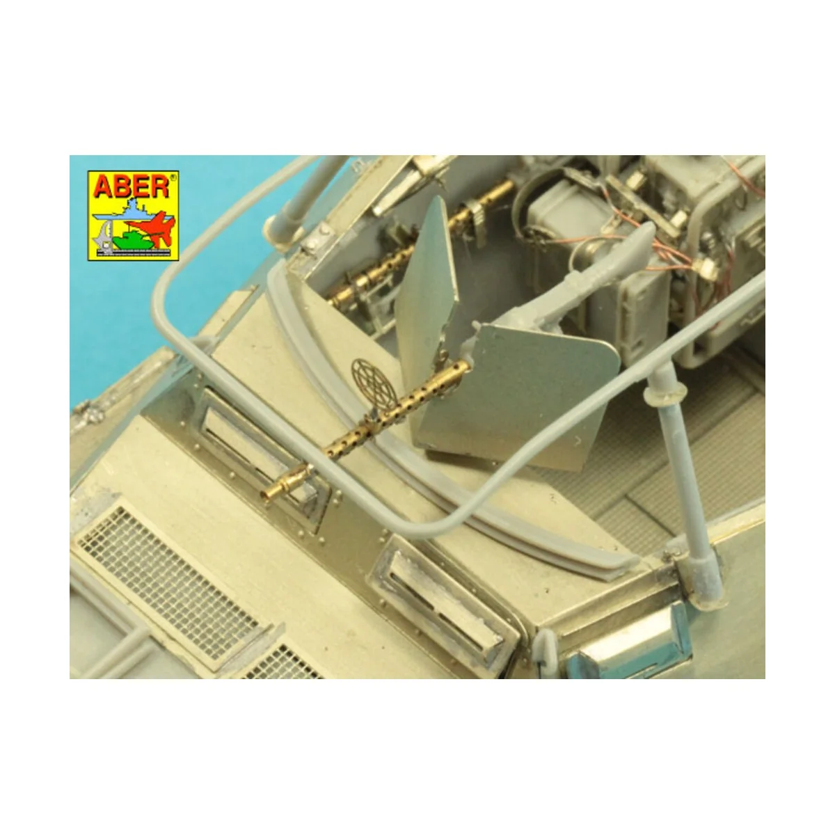 Barrel for German machine gun MG34 with Panzerschild, 1/35 - Aber M...