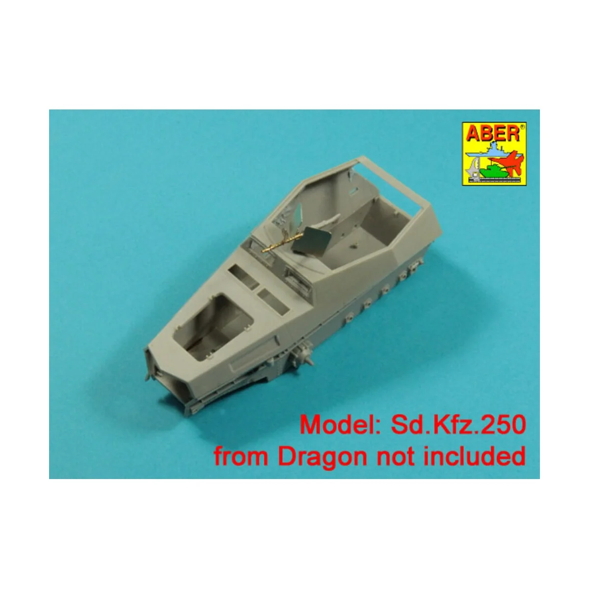 Barrel for German machine gun MG34 with Panzerschild, 1/35 - Aber M...