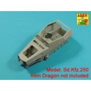 Barrel for German machine gun MG34 with Panzerschild, 1/35 - Aber M...