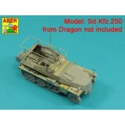 Barrel for German machine gun MG34 with Panzerschild, 1/35 - Aber M...