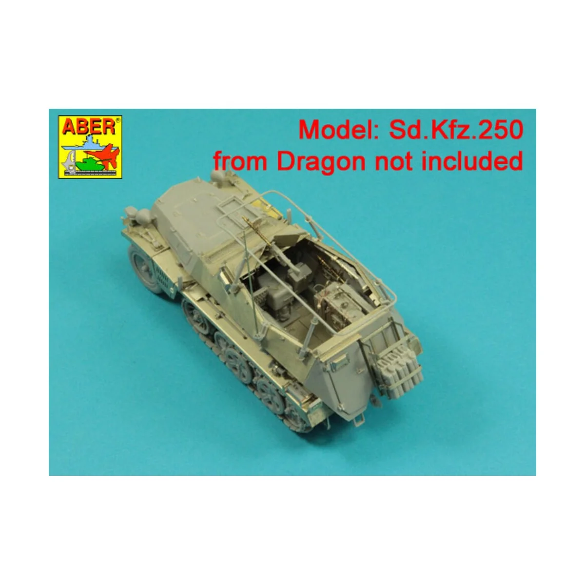 Barrel for German machine gun MG34 with Panzerschild, 1/35 - Aber M...