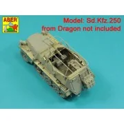 Barrel for German machine gun MG34 with Panzerschild, 1/35 - Aber M...