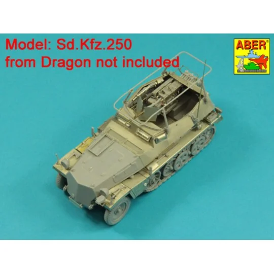 Barrel for German machine gun MG34 with Panzerschild, 1/35 - Aber M...