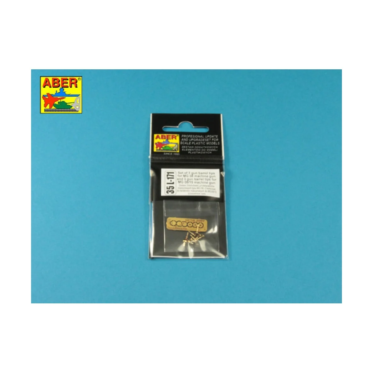 Set of gun barrel tips for MG 08 x3 pcs. And barrel tips for MG 08/...