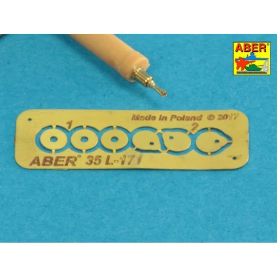 Set of gun barrel tips for MG 08 x3 pcs. And barrel tips for MG 08/...