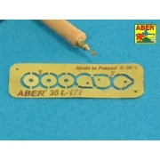 Set of gun barrel tips for MG 08 x3 pcs. And barrel tips for MG 08/...