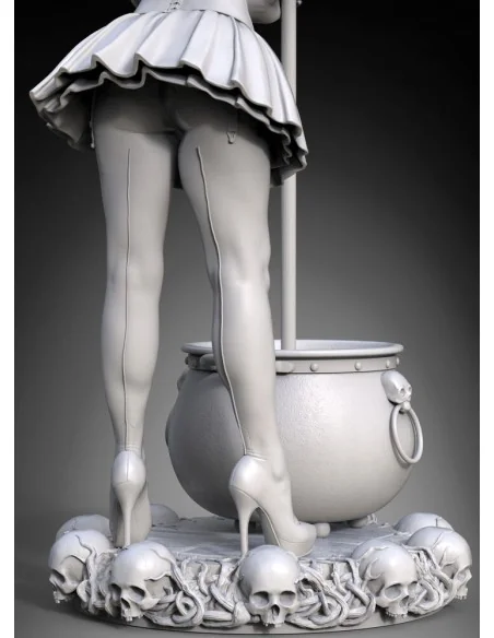 Witch Pinup Girl Halloween, 1/24 - Royal Model RM1108