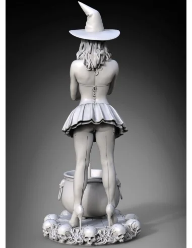 Witch Pinup Girl Halloween, 1/24 - Royal Model RM1108