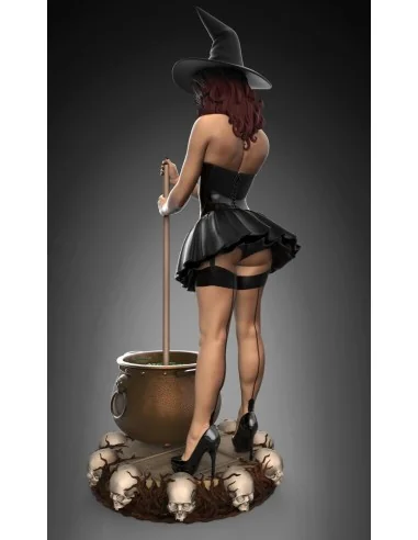 Witch Pinup Girl Halloween, 1/24 - Royal Model RM1108