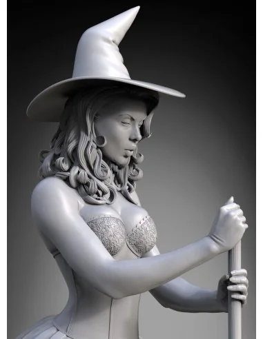Witch Pinup Girl Halloween, 1/35 - Royal Model RM1109