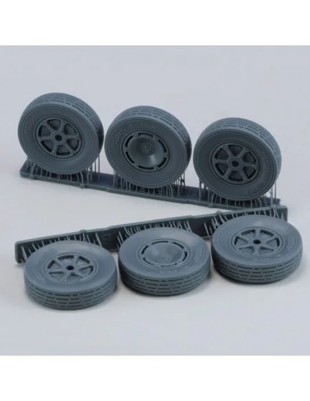 Autoblinda AB41 'Libia' wheels set, 1/35 - Royal Model RM1155