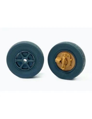 Autoblinda AB41 'Libia' wheels set, 1/35 - Royal Model RM1155