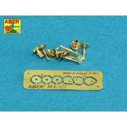 Set of gun barrel tips for MG 08 x3 pcs. And barrel tips for MG 08/...