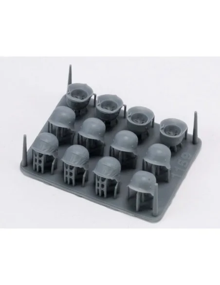 German helmets set (WWII), 1/35 - Royal Model RM1159