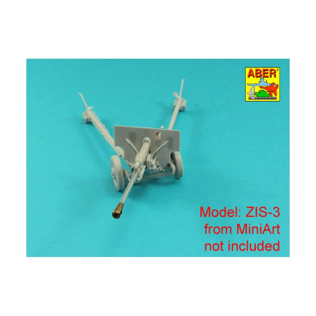 Gun barrel for ZiS-3, 1/35 - Aber Models 35 L-173
