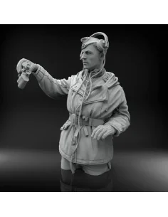 German tanker in winter dress (Tiger I cupola not included), 1/16 -...