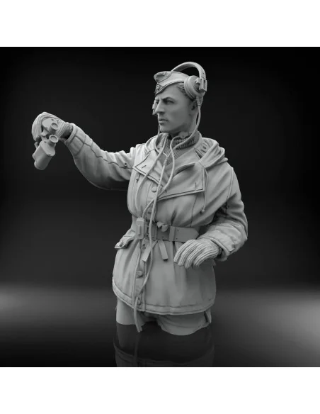 German tanker in winter dress (Tiger I cupola not included), 1/16 -...