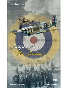 SPITFIRE STORY The Sweeps, Limited edition, 1/48 - Eduard Plastic K...