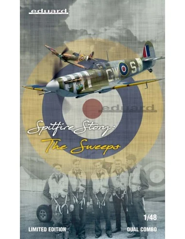 SPITFIRE STORY The Sweeps, Limited edition, 1/48 - Eduard Plastic K...