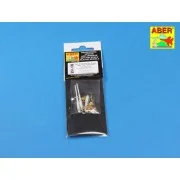 Set of barrels for Soviet tank T-35 1938/1939, 1/35 - Aber Models 3... Set of barrels for Soviet tank T-35 1938/1939, 1/35 - Aber Models 3...