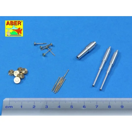 Set of barrels for Soviet tank T-35 1938/1939, 1/35 - Aber Models 3... Set of barrels for Soviet tank T-35 1938/1939, 1/35 - Aber Models 3...