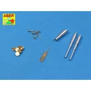 Set of barrels for Soviet tank T-35 1938/1939, 1/35 - Aber Models 3... Set of barrels for Soviet tank T-35 1938/1939, 1/35 - Aber Models 3...