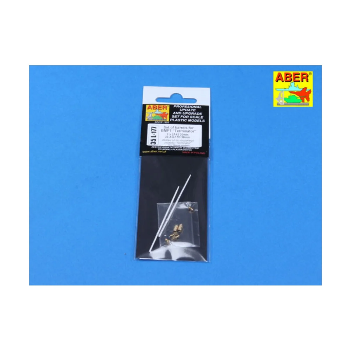 Set of barrels for BMPT Terminator, 1/35 - Aber Models 35 L-177