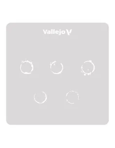 Vallejo Stencils: Drum Oil Marks 125 x 125 mm - Vallejo ST-AFV002 2