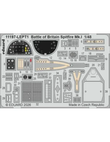 [NO_DESC] BATTLE of BRITAIN SPITFIRE Mk.I, 1/48 - Eduard Plastic Ki...