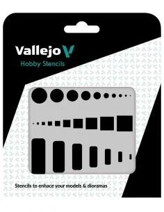 Vallejo Stencils: Access Trap Doors 125 x 125 mm - Vallejo ST-AIR003