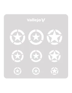 Vallejo Stencils: USAF Marks 125 x 125 mm - Vallejo ST-AIR004 2