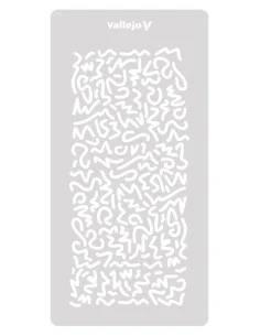 Vallejo Stencils: Luftwaffe WWII Shingles Camo 125 x 250 mm - Valle... 2