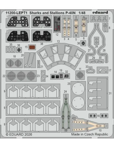 Sharks and Stallions DUAL COMBO, 1/48 - Eduard Plastic Kits 11200