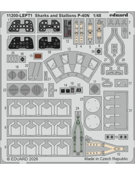 Sharks and Stallions DUAL COMBO, 1/48 - Eduard Plastic Kits 11200