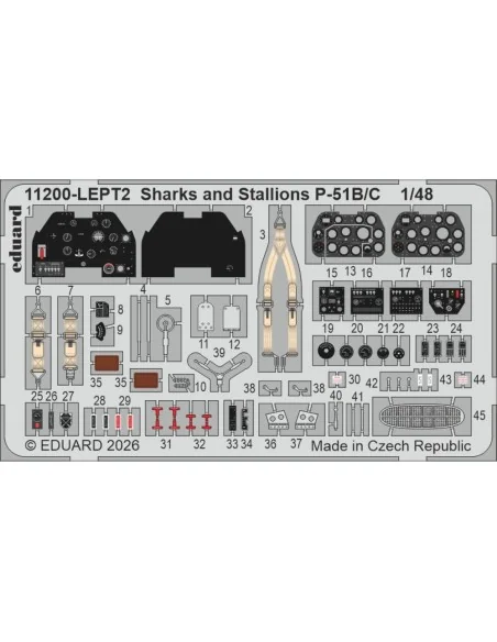 Sharks and Stallions DUAL COMBO, 1/48 - Eduard Plastic Kits 11200