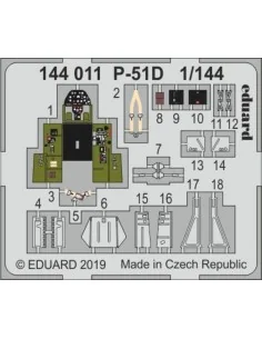 P-51D for Eduard, 1/144 - Eduard Accessories 144011