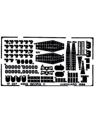 [NO_DESC] HMS King George V. für Tamiya Bausatz 77525, 1/700 - Edua...