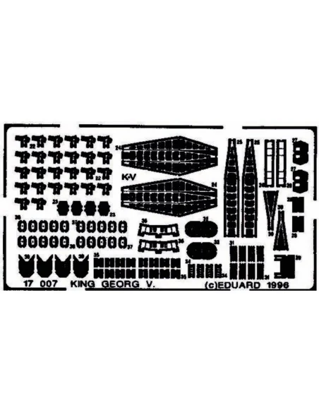 [NO_DESC] HMS King George V. für Tamiya Bausatz 77525, 1/700 - Edua...