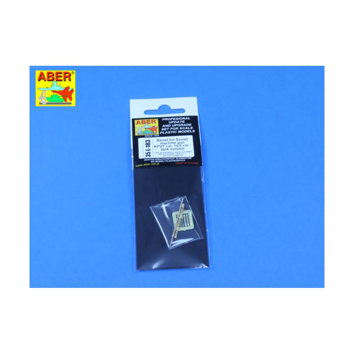 Barrel for KPVT machin gun - tank version, 1/35 - Aber Models 35 L-183 Barrel for KPVT machin gun - tank version, 1/35 - Aber Models 35 L-183